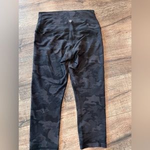 Capri  camouflage Lululemon leggings , size 8